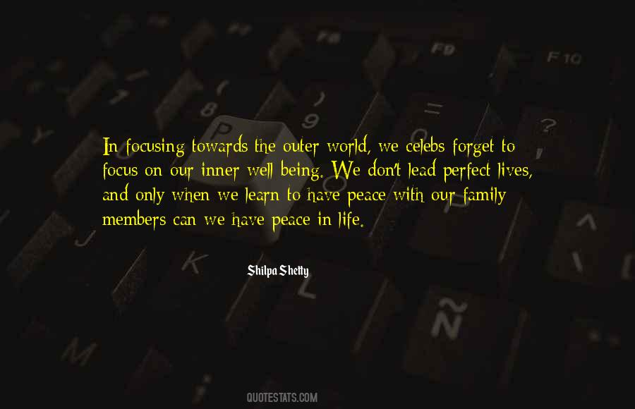 Quotes About Peace In The Family #938732