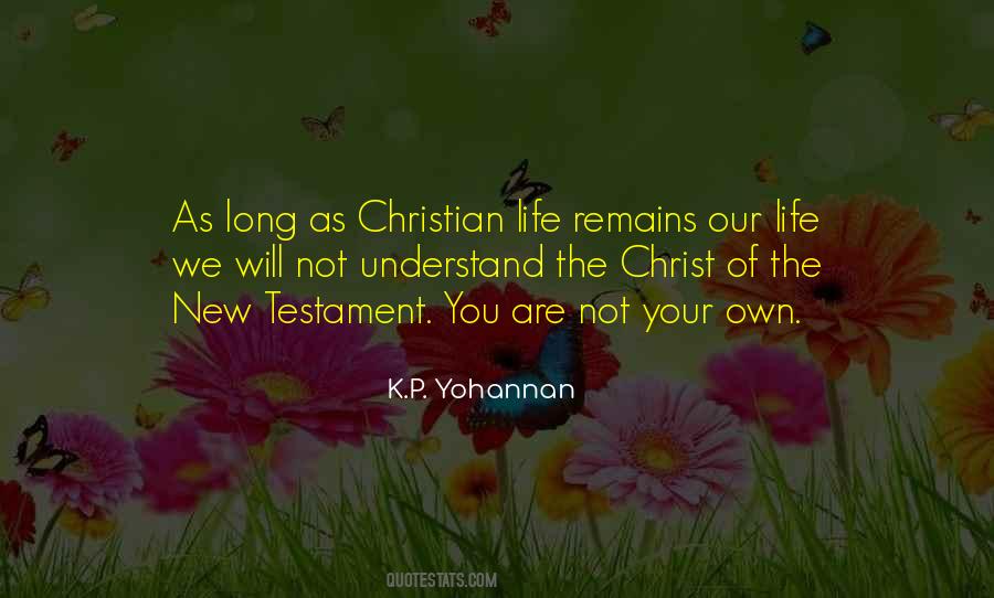 Quotes About A New Life In Christ #178106