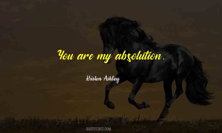 Quotes About Absolution #116873