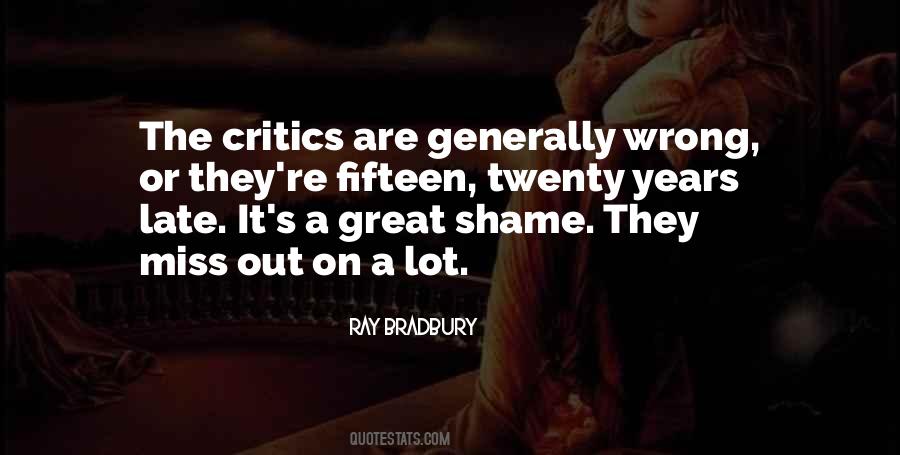 Quotes About Critics #1707410