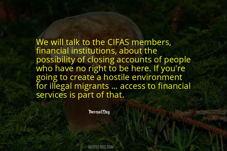 Quotes About Financial Services #708608