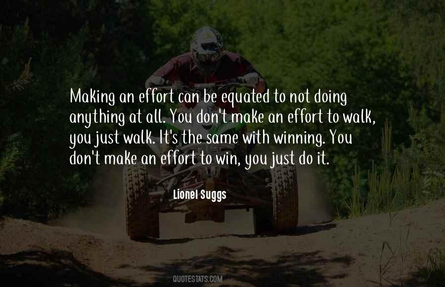 Quotes About Making An Effort #1712681