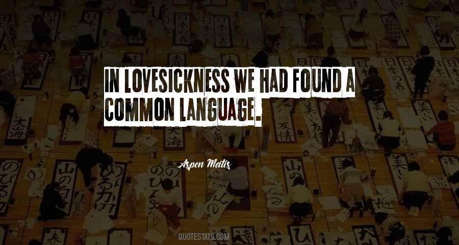 Quotes About Common Language #1165437