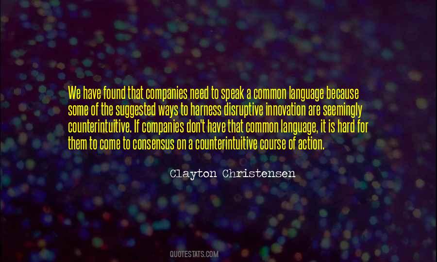 Quotes About Common Language #512106