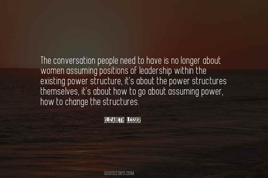 Power Structures Quotes #662936