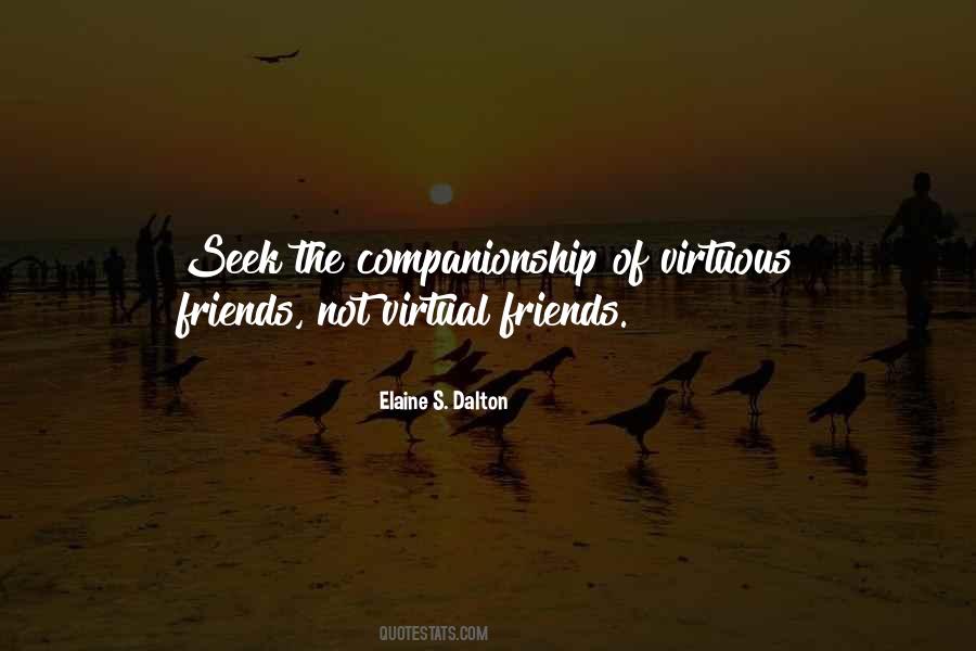 Quotes About Virtual Friends #242435
