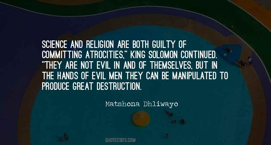 Quotes About The Evil Of Religion #1278469