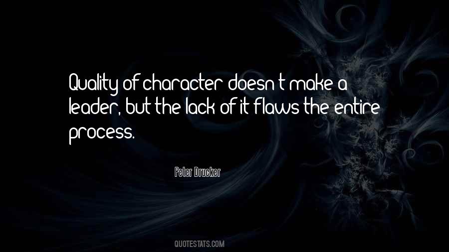 Quotes About Character Flaws #654717