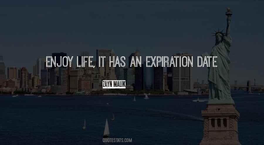 Quotes About Expiration #1187771