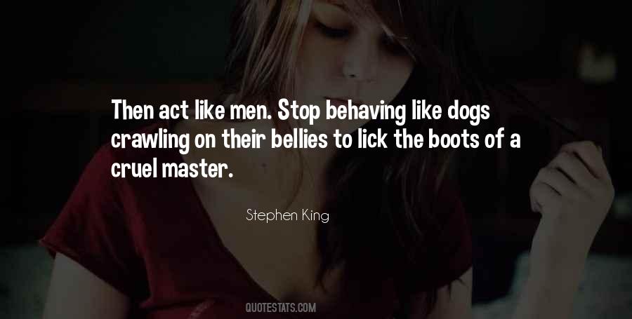 Act Like Men Quotes #164922