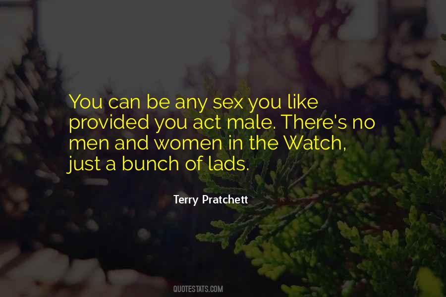 Act Like Men Quotes #849255