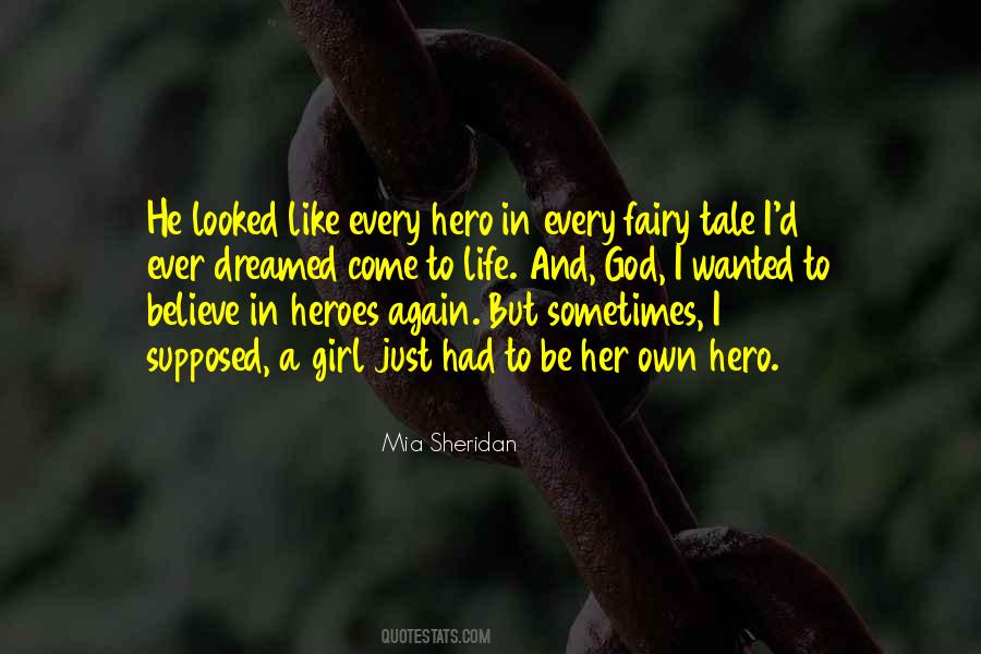Fairy Tale Hero Quotes #95825