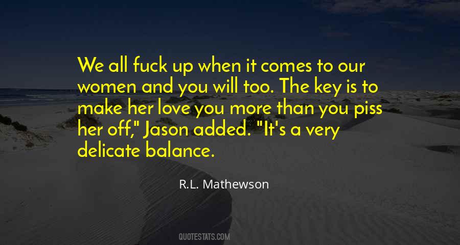 Love Balance Quotes #469100