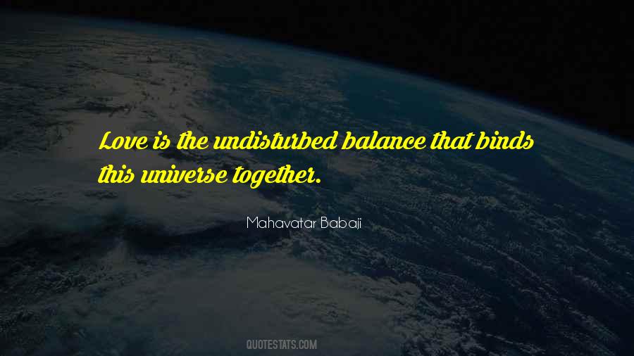 Love Balance Quotes #478050