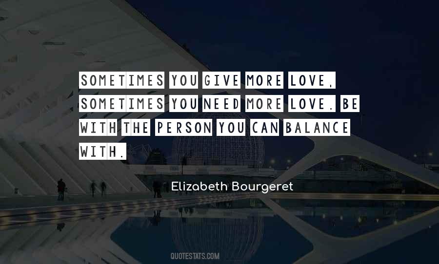 Love Balance Quotes #944921