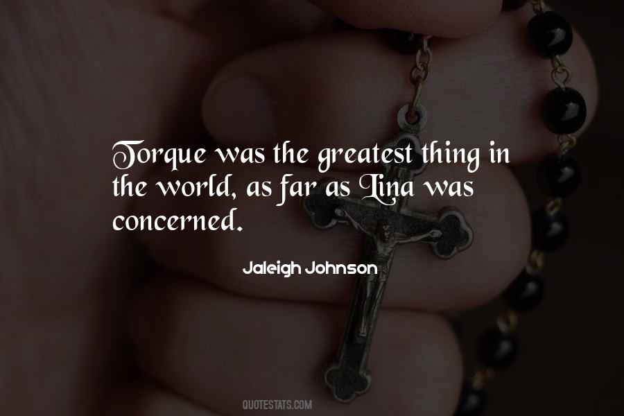 Quotes About Torque #141555