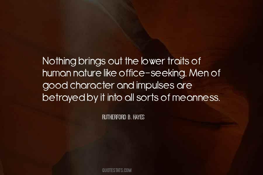 Quotes About Good Character Traits #348208