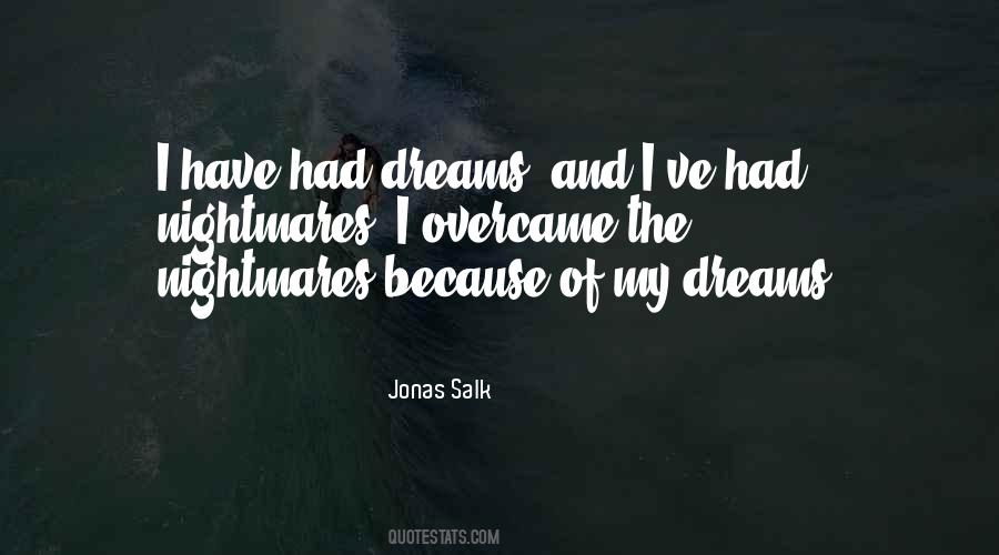 Quotes About Dreams Nightmares #1098236