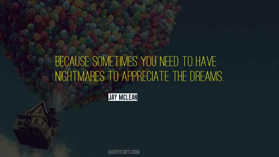 Quotes About Dreams Nightmares #318907