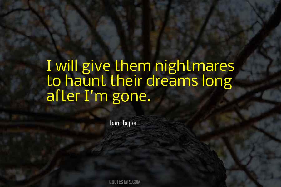 Quotes About Dreams Nightmares #513999