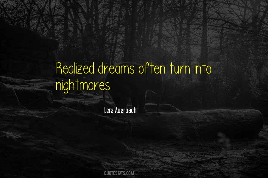 Quotes About Dreams Nightmares #60443