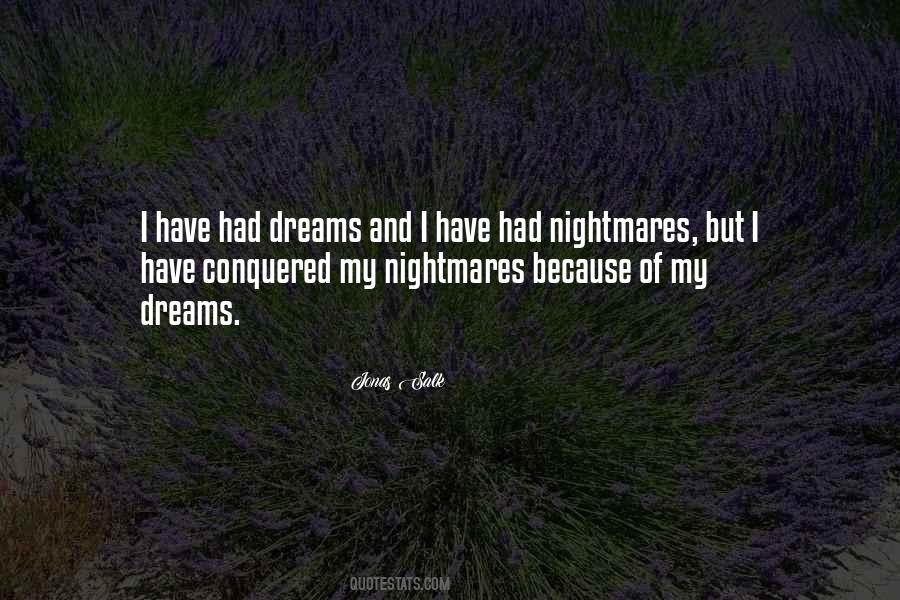 Quotes About Dreams Nightmares #628962