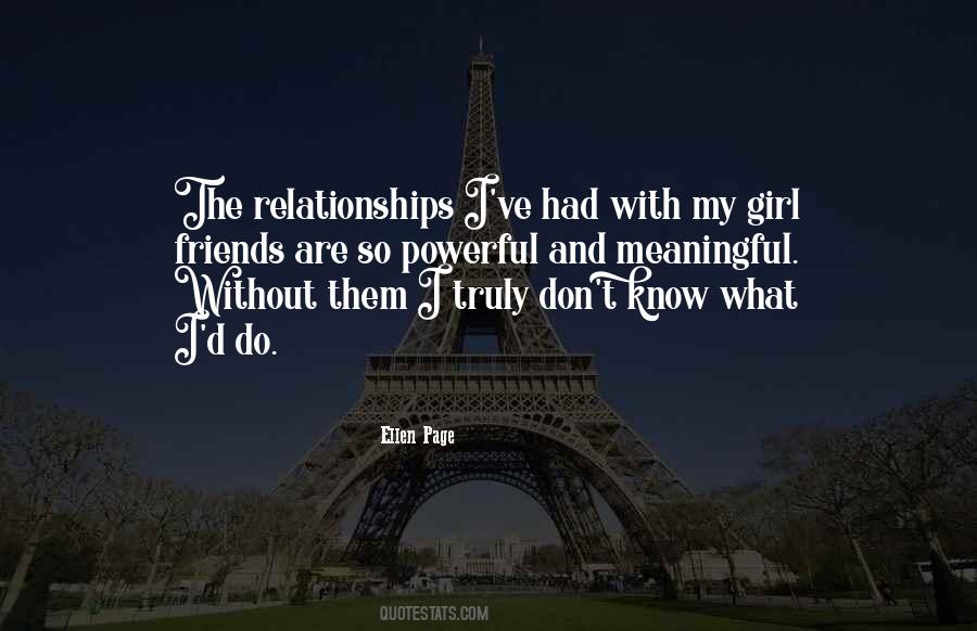 Quotes About Girl Relationships #780497