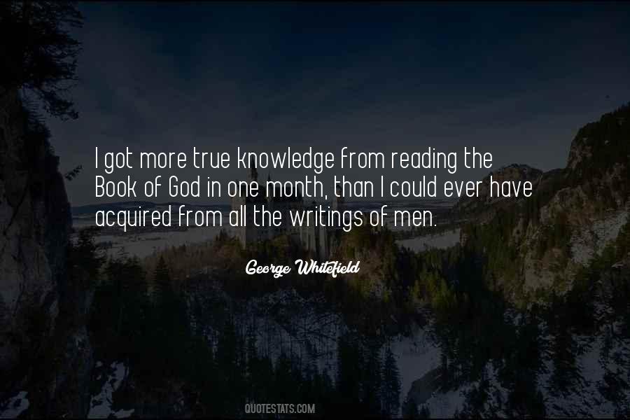 Quotes About Knowledge From Reading #1637866