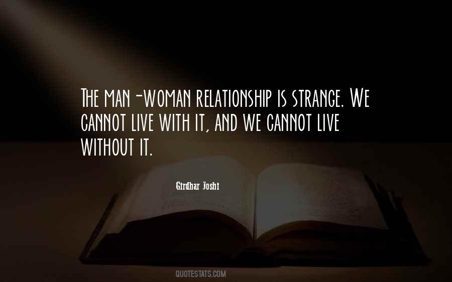 Strange Man Quotes #203049