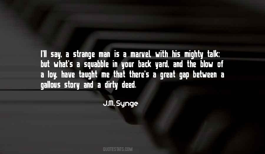 Strange Man Quotes #733107