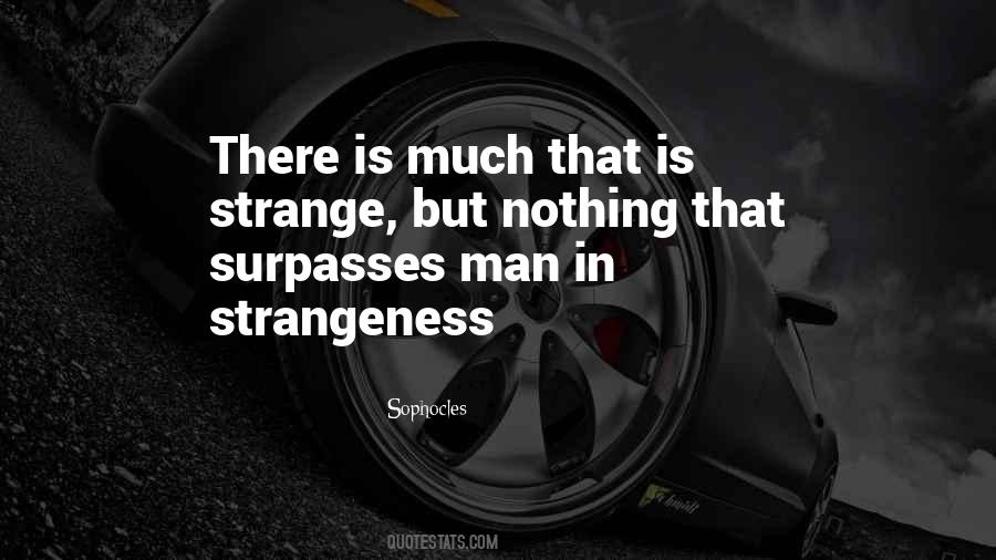 Strange Man Quotes #91781