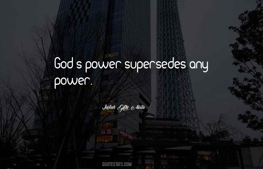 God S Power Quotes #1123758