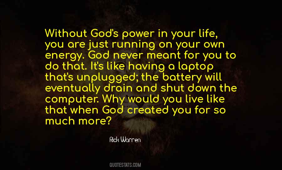 God S Power Quotes #1194395