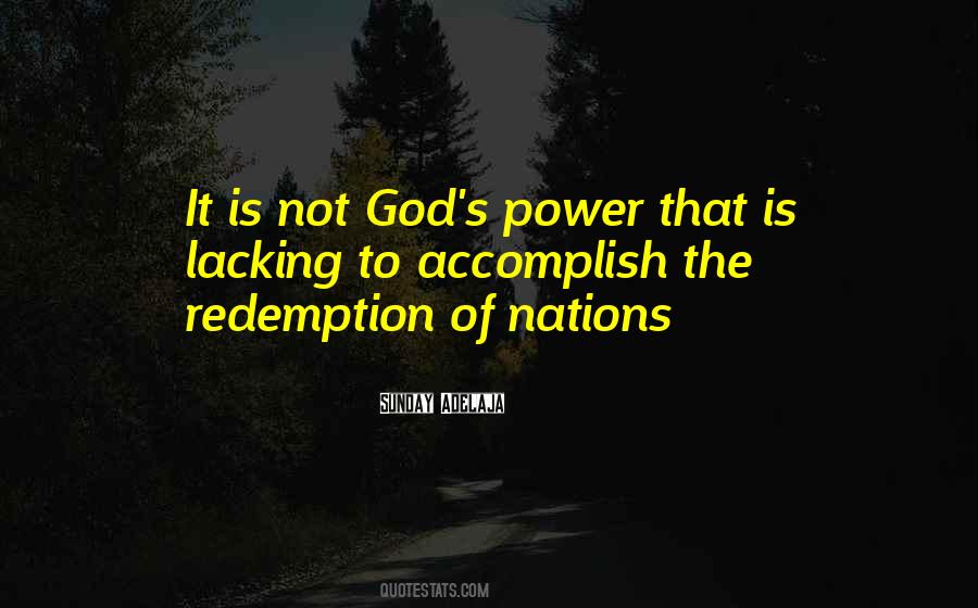 God S Power Quotes #1295299
