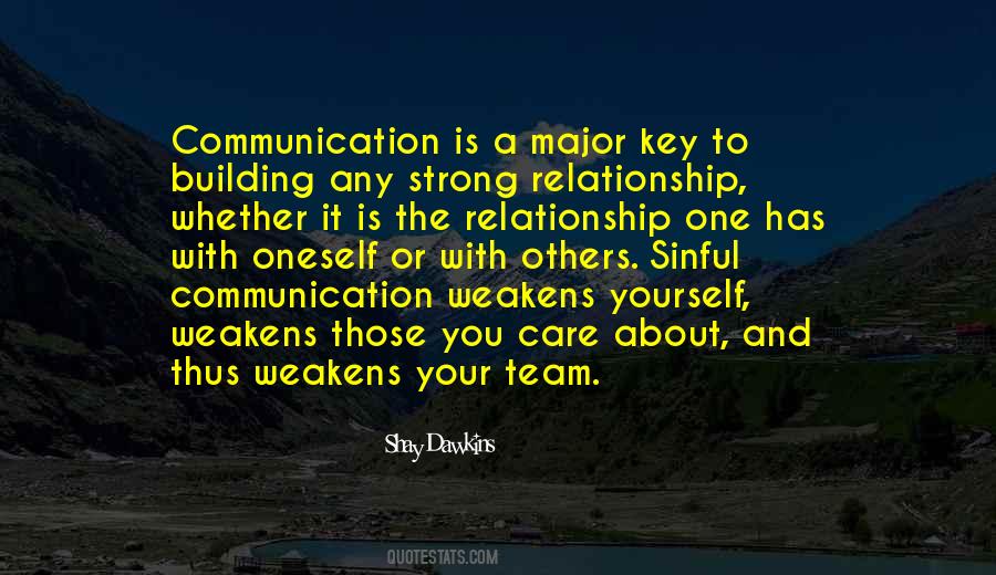 Quotes About Relationship Communication #1198478