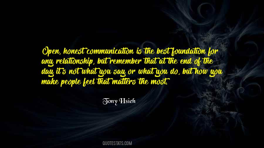 Quotes About Relationship Communication #1397614