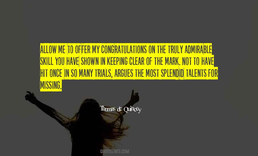 Quotes About Quincey #1106648