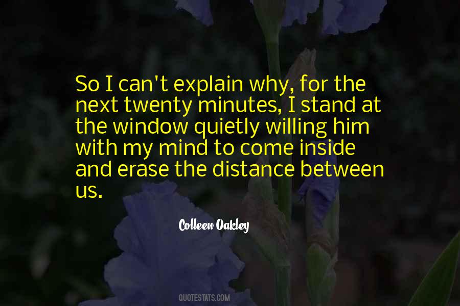 Quotes About Distance Between Us #1466061