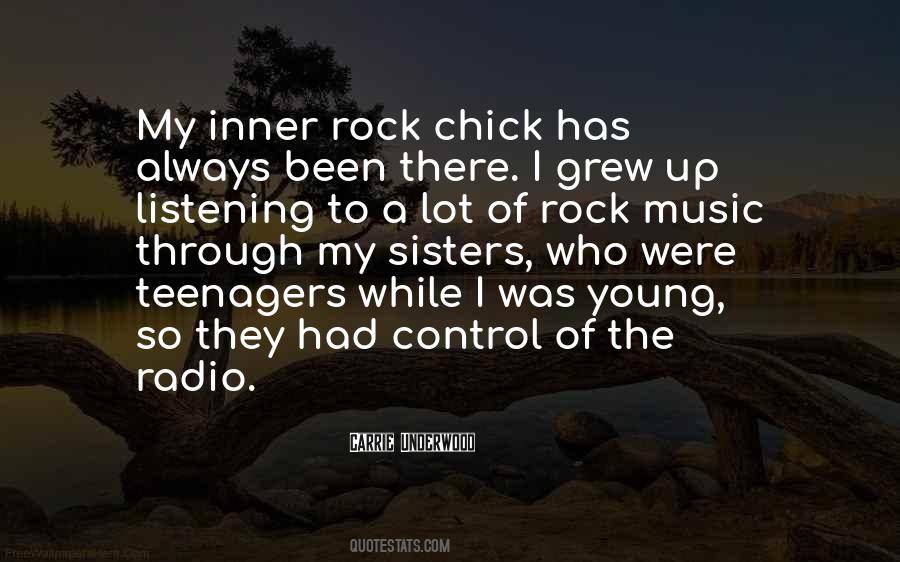 Quotes About Listening To Rock Music #126245