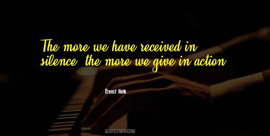 The More We Give Quotes #1316971
