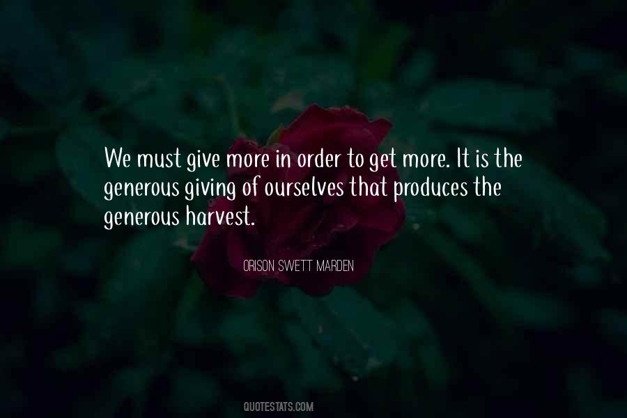 The More We Give Quotes #504612