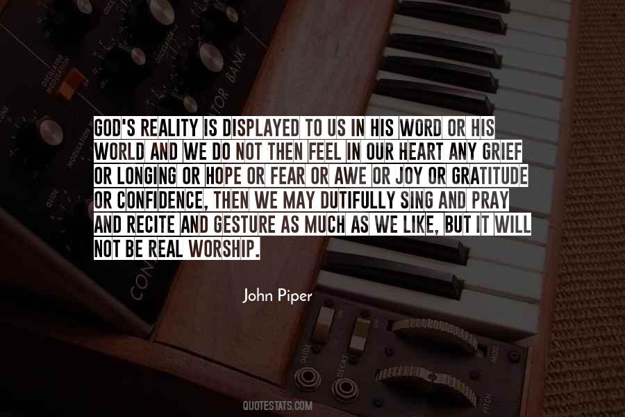 Real Worship Quotes #1642060