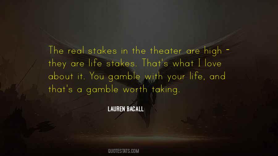 Quotes About Gamble #1039938