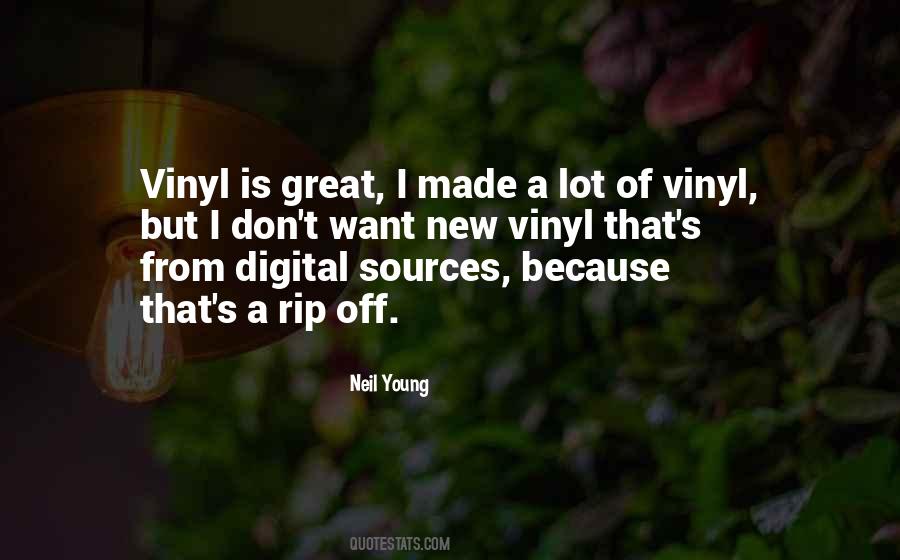 Quotes About Vinyl #679496