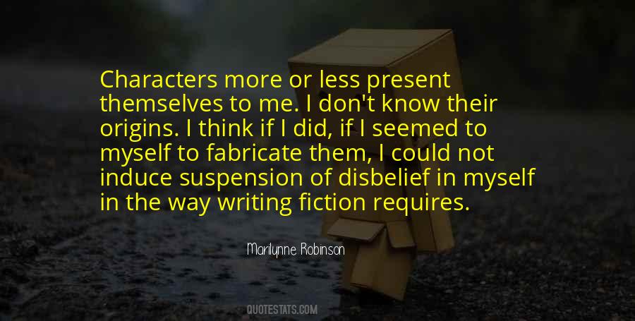 Fiction Characters Quotes #396610