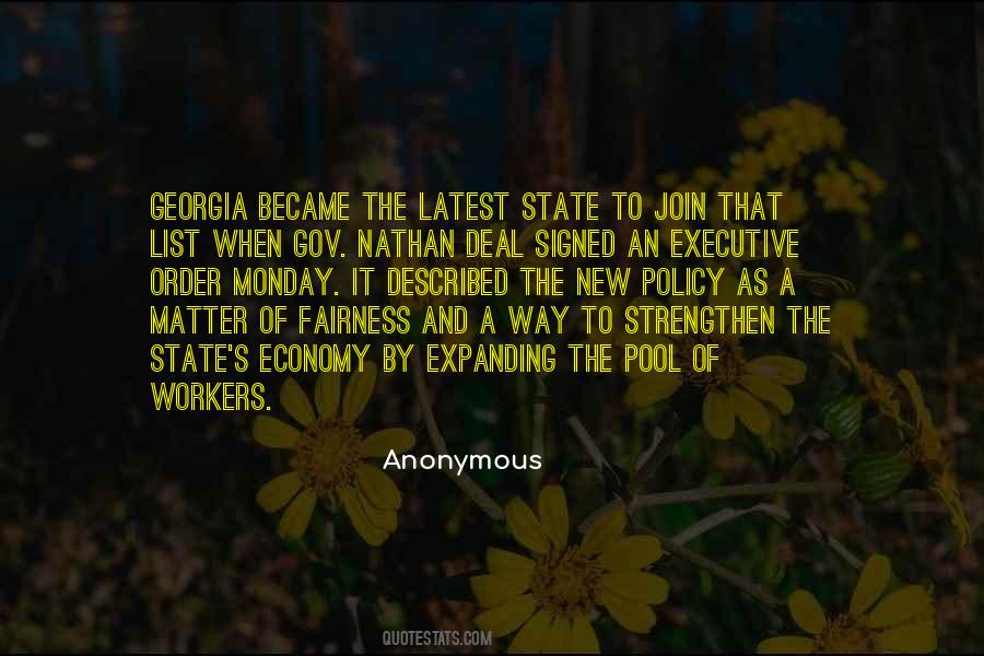 Quotes About The State Of Georgia #836551