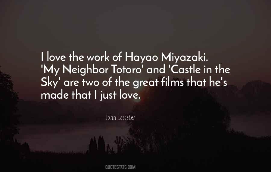 Quotes About Miyazaki #698837