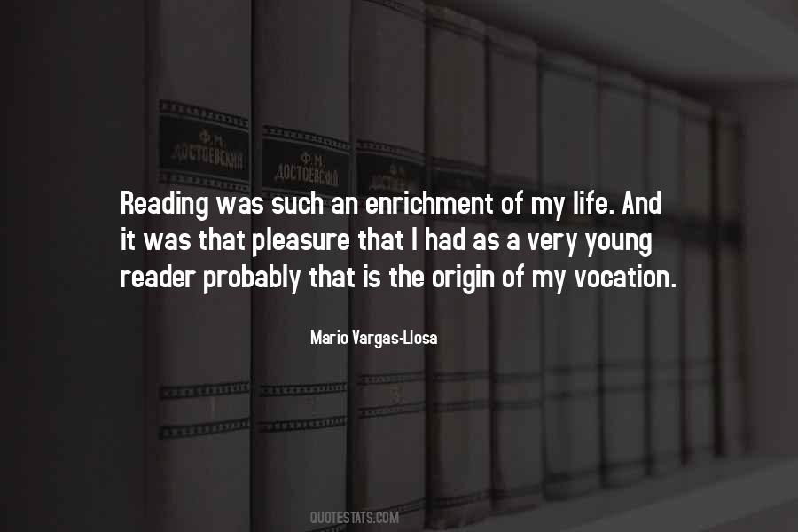 Quotes About Pleasure Of Reading #1731810