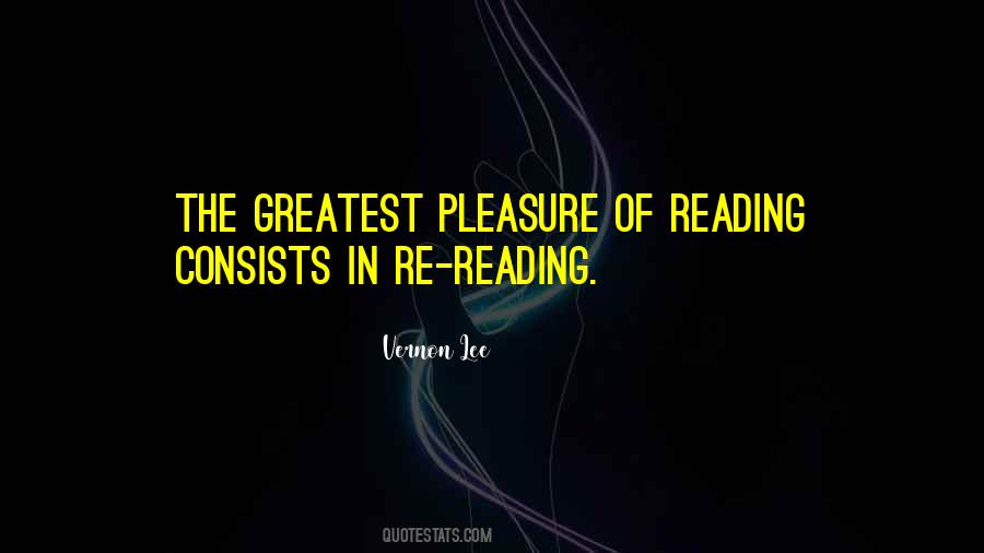 Quotes About Pleasure Of Reading #335917