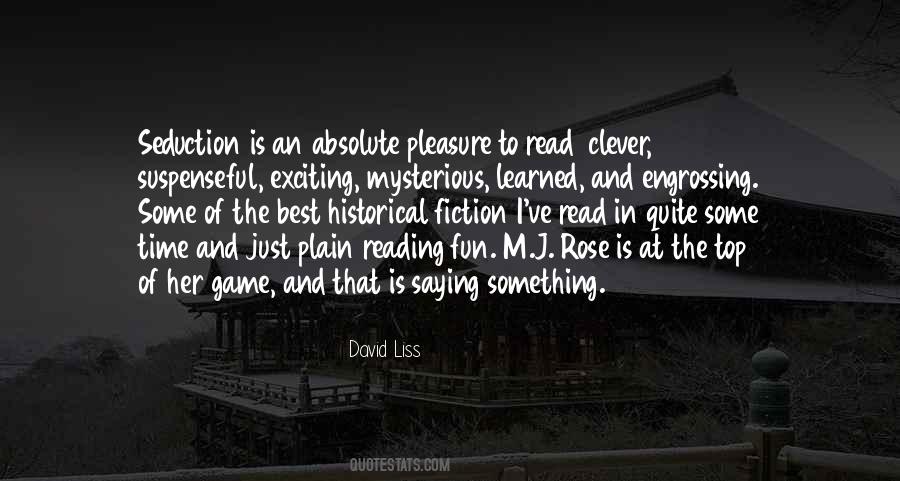 Quotes About Pleasure Of Reading #892964